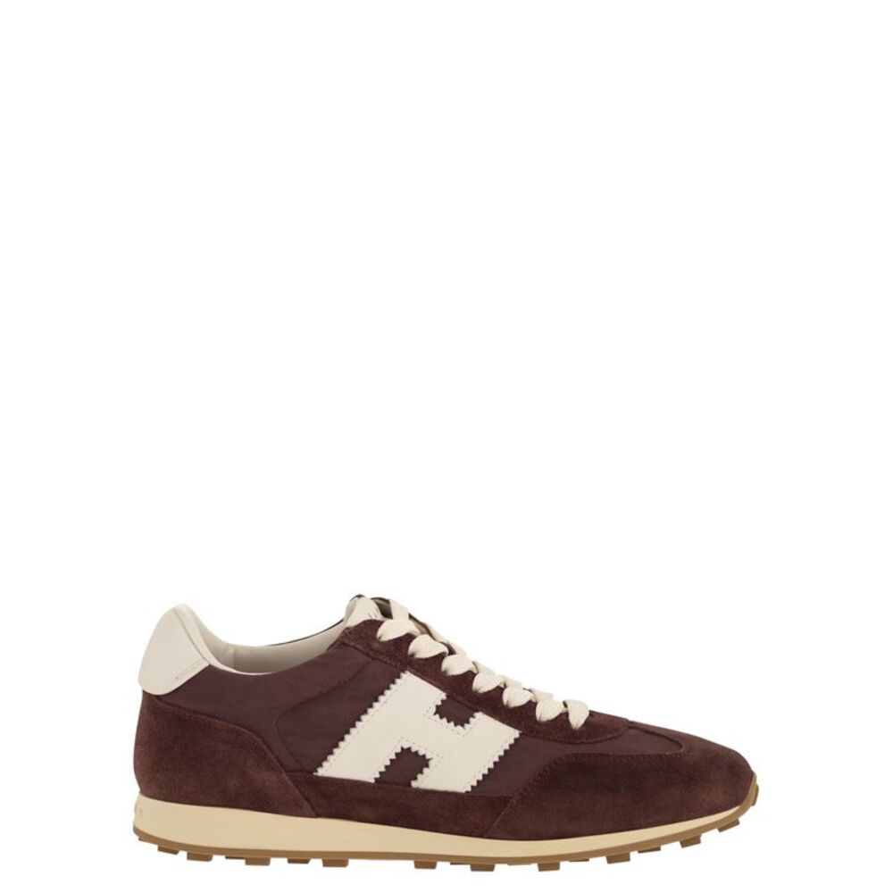 Hogan Women Athletic - Suede And Fabric Trainers With Side H